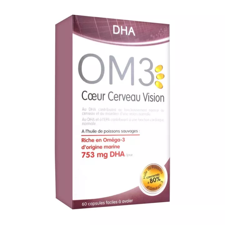 OM3 DHA HEART BRAIN VISION 60 CAPSULES