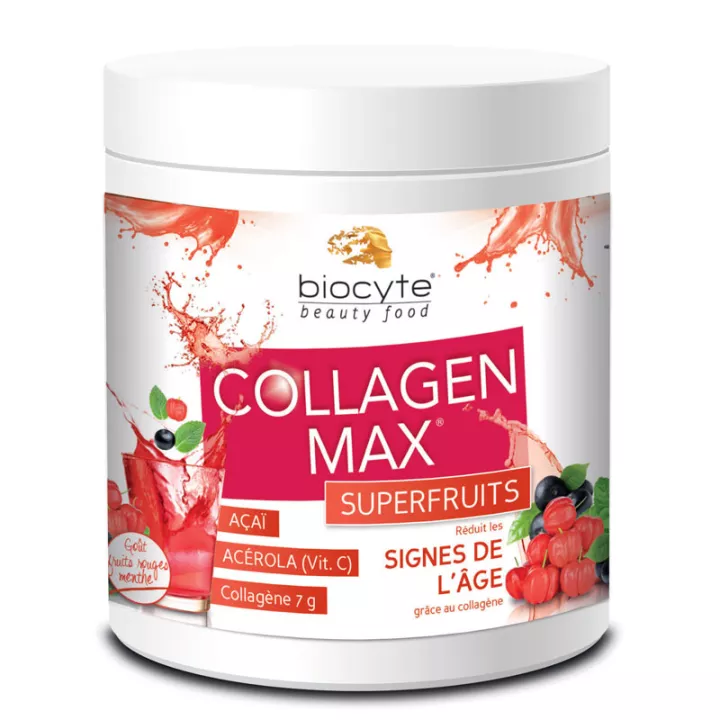 Biocyte COLLAGEN MAX SUPERFRUITS Collagène en poudre