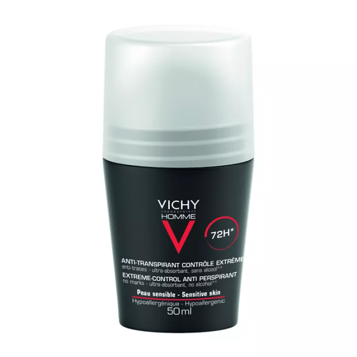 VICHY MAN Antitranspirant Roll on Antispur 72h 50ml