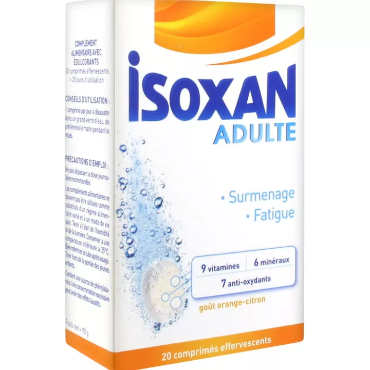 ISOXAN Adult algemene vermoeidheid 20 bruistabletten