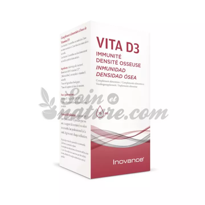 INOVANCE Vitamina D3 Crecimiento osteoporosis gotas 15 ml