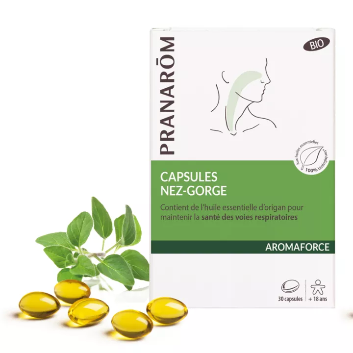 Aromaforce Bio 30 Capsules Neus-Keel Pranarom