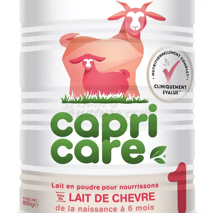CapriCare Leite de cabra para bebés e crianças de 1ª idade 800g