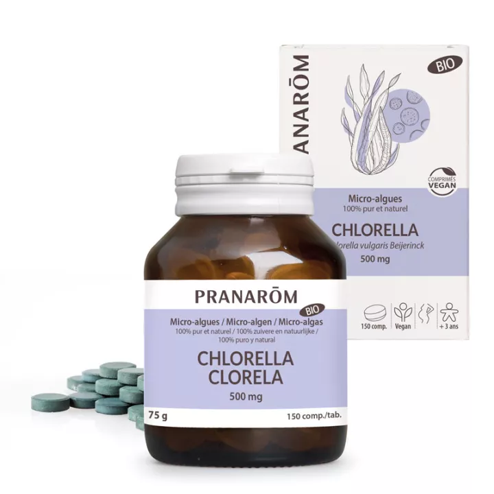 Chlorella Micro Algas 500 mg Caja de 150 Comprimidos