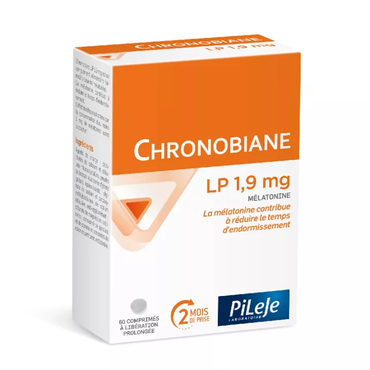 CHRONOBIANE LP 1,9mg Melatonin Pileje 60 Tabletten