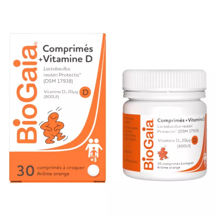Comprar Biogaia Vitamin D Probiotic 30 tabletas masticables