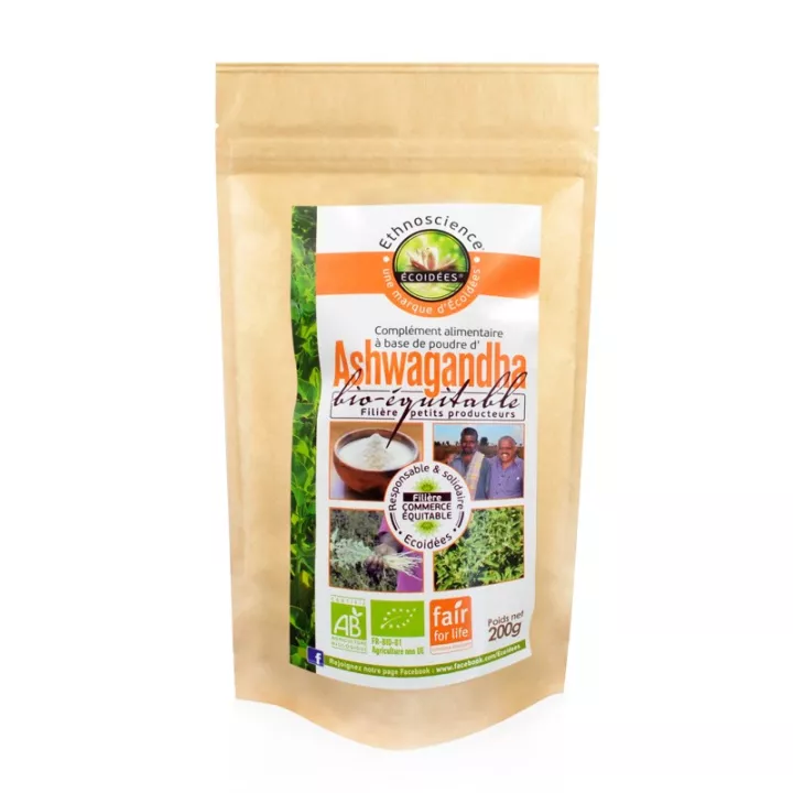 Ecoidées Bio Fair Trade Ashwagandha Anti Veroudering 200 g