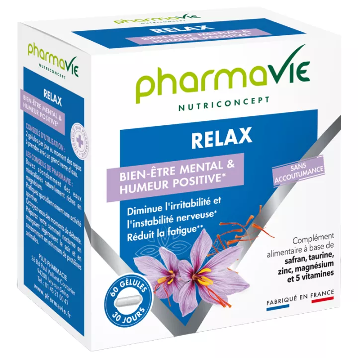 PharmaVie Relax Serenity Emotioneel evenwicht 60 capsules