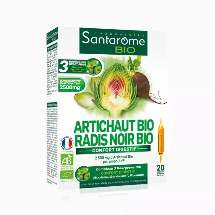 Santarome Artichoke Black Radish Organic 20 phials 10ml