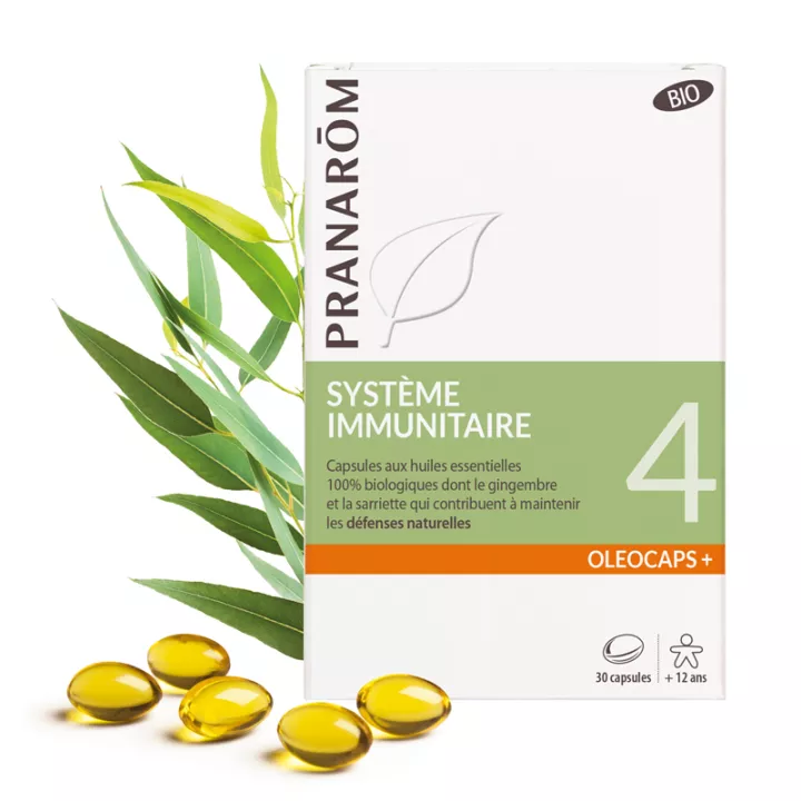 Pranarôm OLEOCAPS 4 BIO Sistema immunitario (difese naturali) 30 CAPSULE