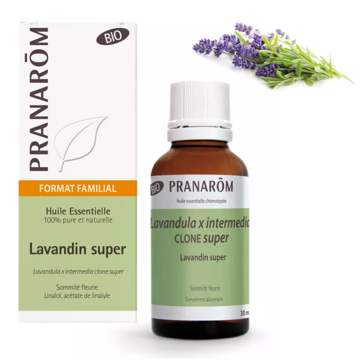 Biologische etherische olie Lavendel super PRANAROM