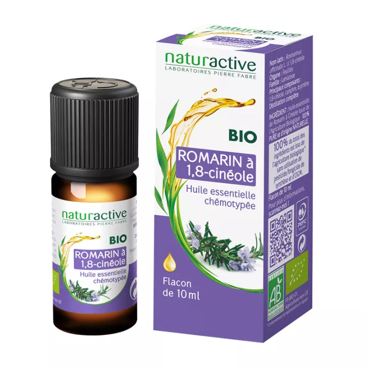 Naturaktives chemotypisiertes organisches ätherisches Öl ROMARIN in 1,8 Cineol 10 ml