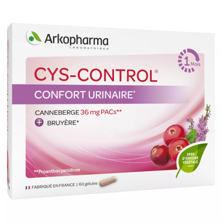 Cys Control 20 capsules Urinecomfort Arkopharma
