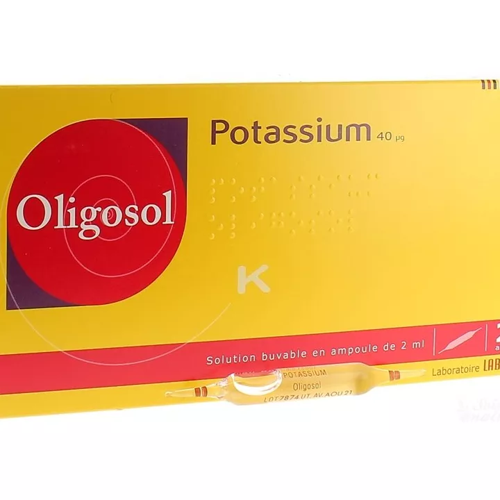 Oligosol POTASSIUM (K) 28 BULBS Minerals & Trace Elements