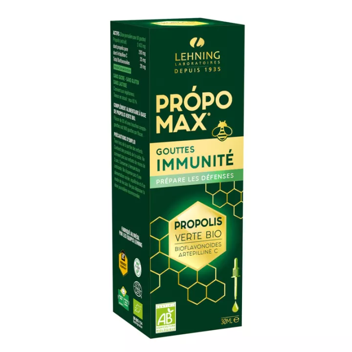 PROPOMAX Immunité préventive Extrait de Propolis Bio 30ml