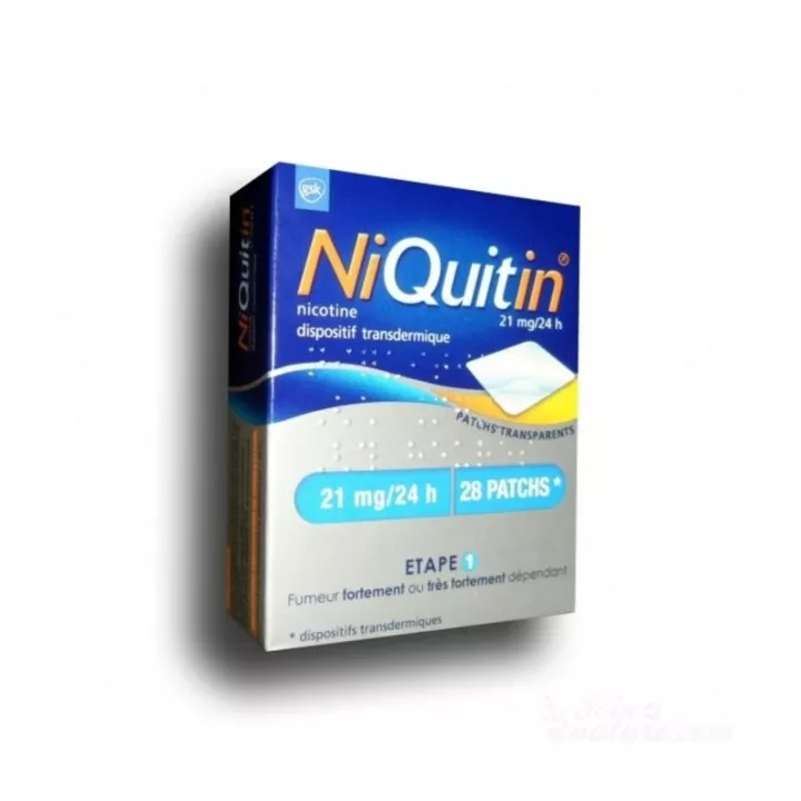 NiQuitin 21 MG 28 PATCHES 24H ANTI TABAK STAP 1