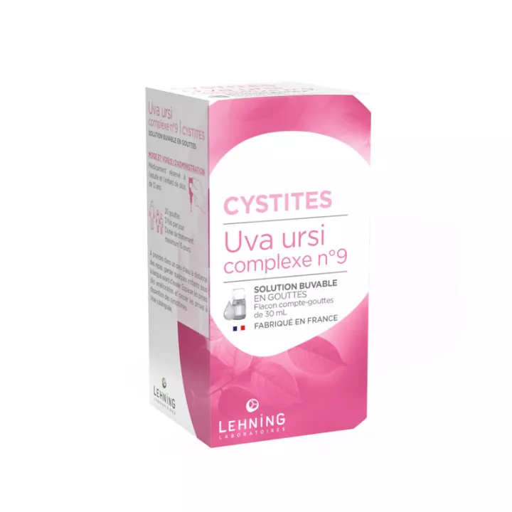 Uva ursina COMPLEX # 9 Cistite homéopathie Lehning 30ML