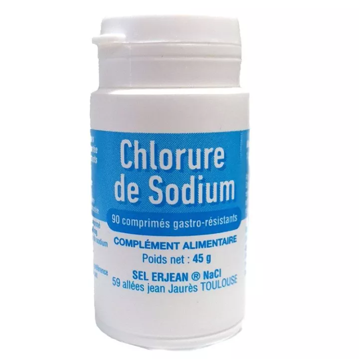 Erjean Nuthera Chlorure de Sodium 0,50g 90 comprimés en pharmacie