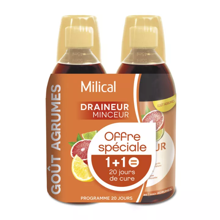Milical Draineur Minceur Ultra 2 botellas de 500 ml