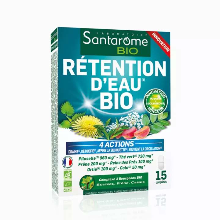 Santarome Organic Water Retention 15 таблеток