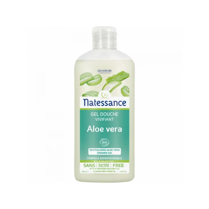 Natessance Gel Douche Aloe Vera Vivifiant Bio