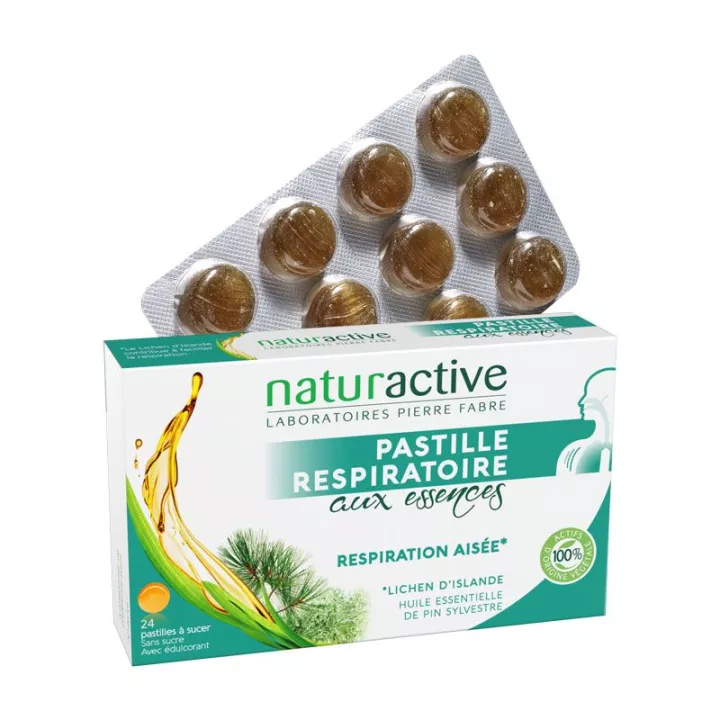 Pastille respiratoire 24 pastilles Naturactive en vente en pharmacie
