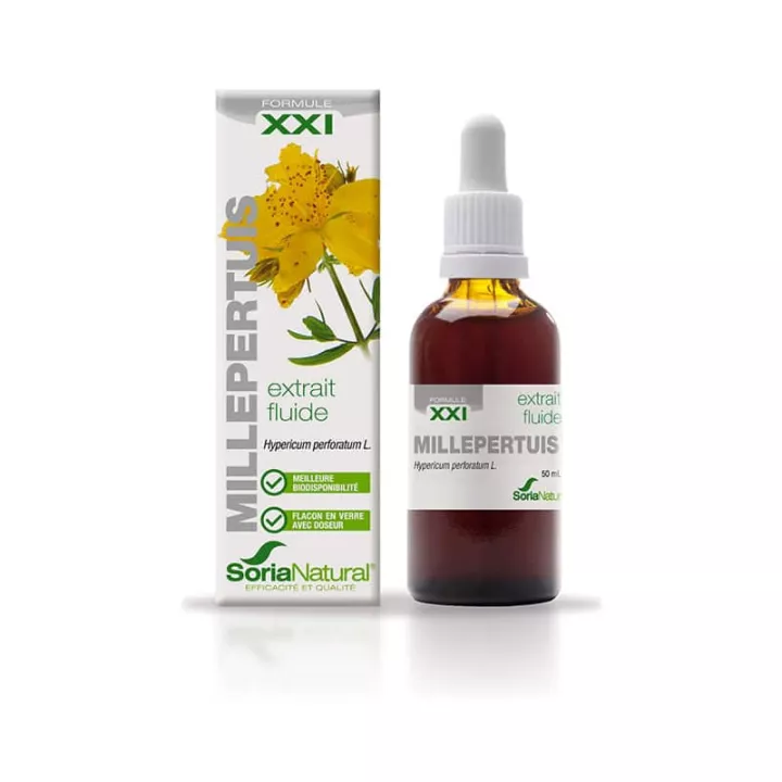 Soria Natural St John's Wort Fluid Extract 50ml