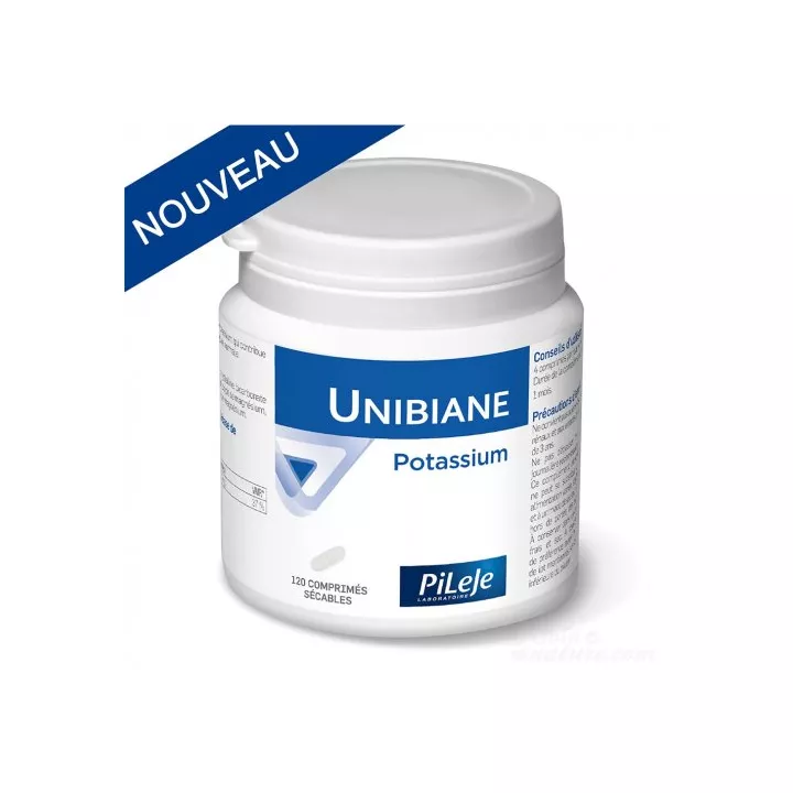 Pileje Unibiane Organic Potassium 120 Tablets