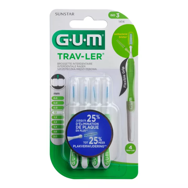 Escova Interdental Sunstar Gum Trav-Ler 1,1 mm