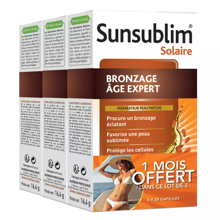 Nutreov Sunsublim Sun Tanning Age Expert 28 Kapseln