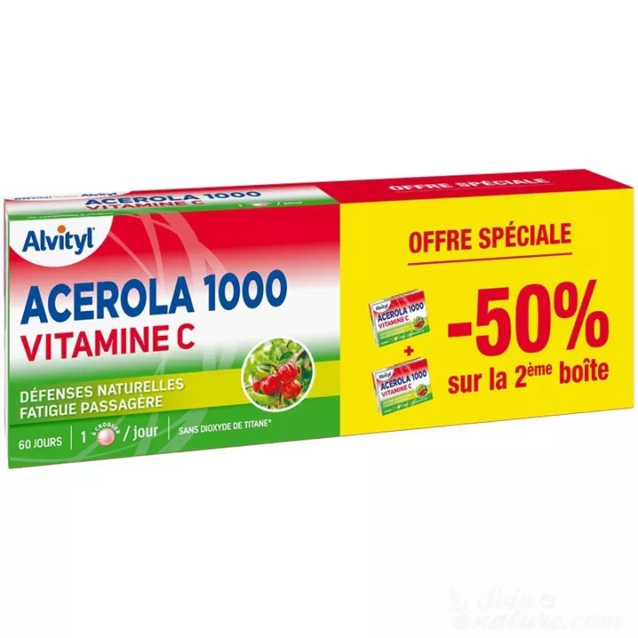 Alvityl Acerola 1000 Vitamina C 30 comprimidos
