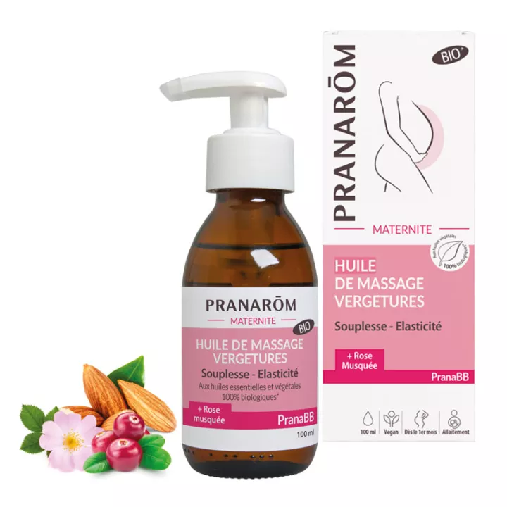 Pranarom Aceite de Masaje de Maternidad Estrías Pranabb 100ml