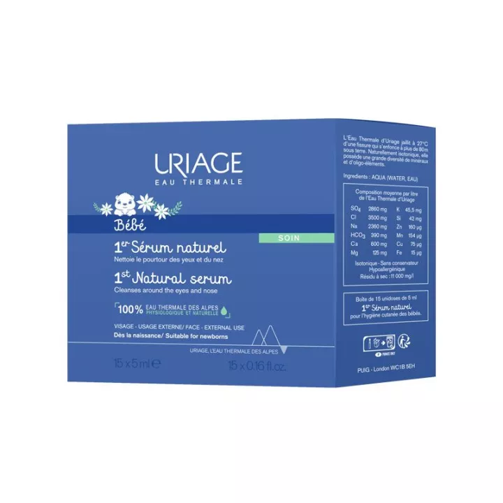 Uriage Baby 1st Cleansing Water Wipes 3 x 70 Wipes