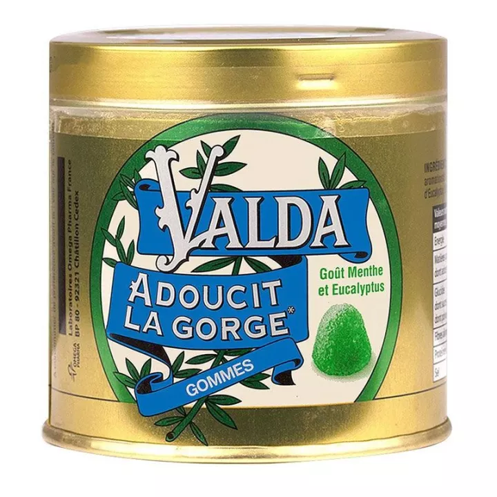 VALDA MINT GUM SUGAR FREE 50 our opinion on the composition in our online  pharmacy