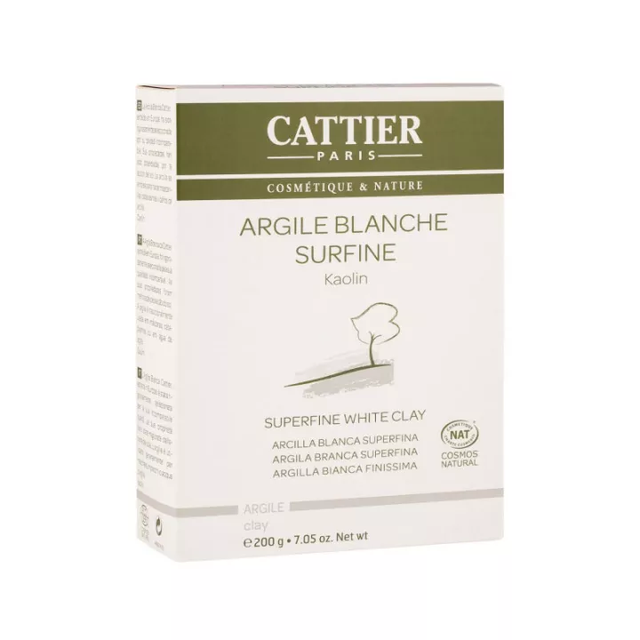 Cattier Argila Branca Surfina Caulino 200 g