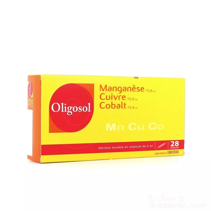 Oligosol Mangaan Koper Kobalt 28 injectieflacons Labcatal