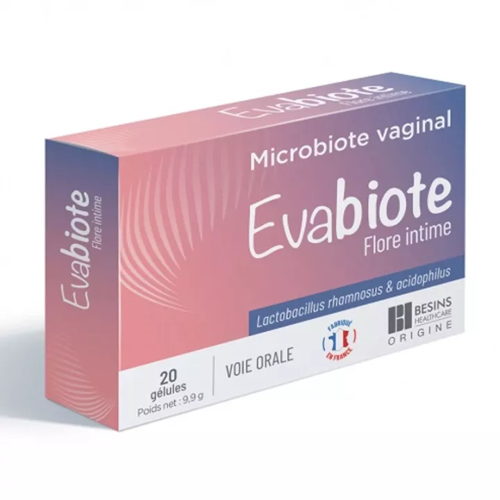 Evabiote Flore Intime 20 Gélules Microbiote vaginal