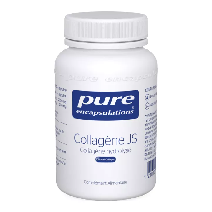 Cápsulas de colágeno JS 60 de encapsulamento puro
