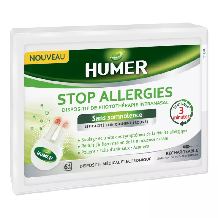 Humer Stop Allergies Dispositivo de fototerapia intranasal