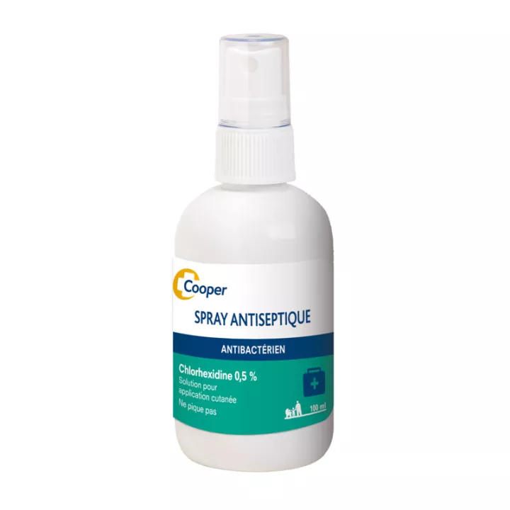 Cooper solución antiséptica spray clorhexidina 0.5%
