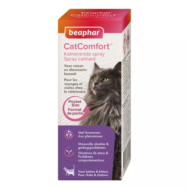 Spray calmante Beaphar Catcomfort com feromônios para gatos e gatinhos 30ml