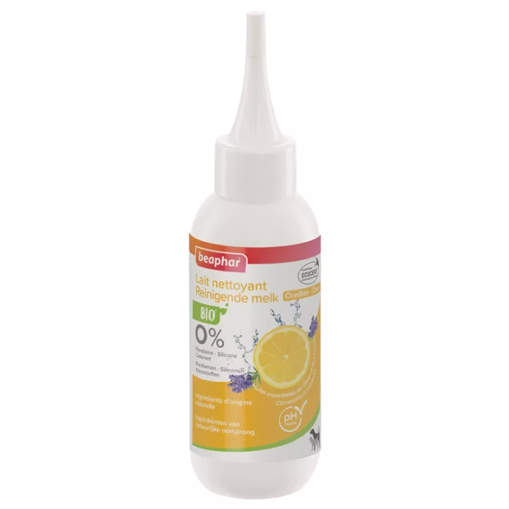 Beaphar Ear Cleansing Milk with Lemon Lavender Essential Oils 100ml