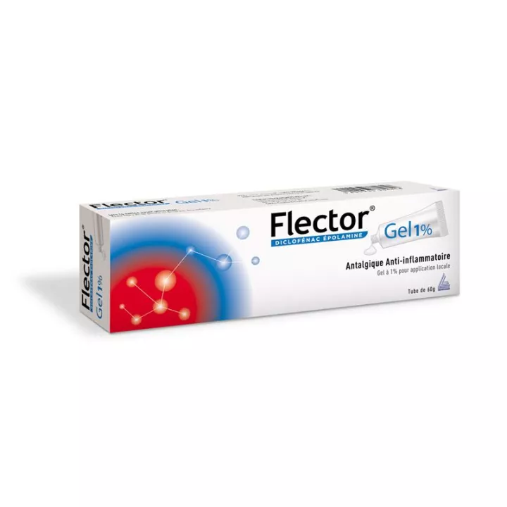 Flector Gel 1 Pourcent Tube 60g pour tendinites et oedèmes