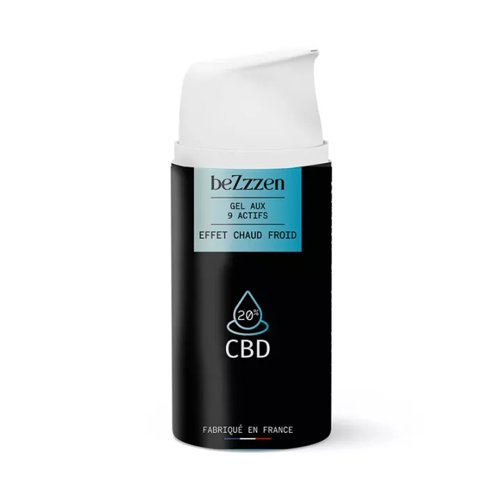 Bezzzen CBD Gel Efeito quente e frio com 9 ingredientes activos 100 ml