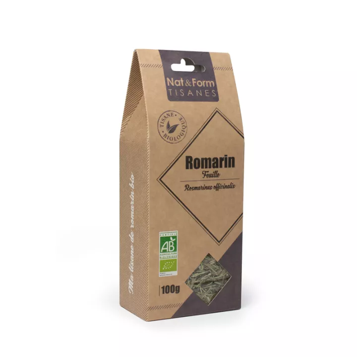 Nat &amp; Form Organic Rosemary Herbal Tea 100 G