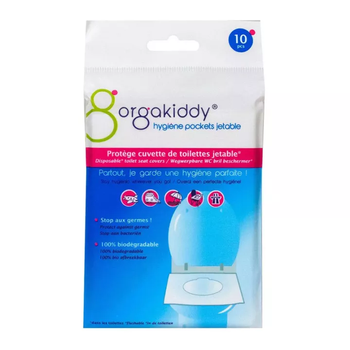 Orgakiddy Toilet Bowl Protector Zipper Pouch