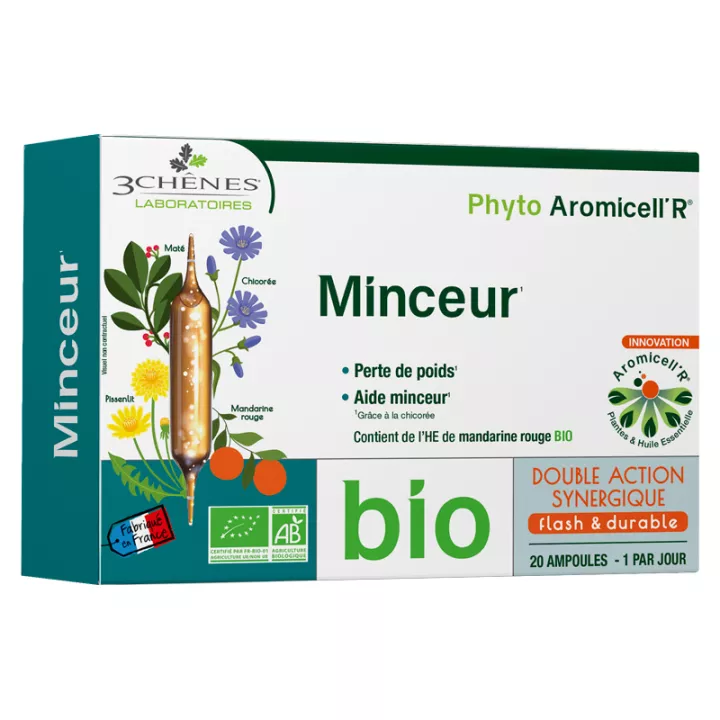 3 Chênes Phyto Aromicell R Bio Minceur 20 phials