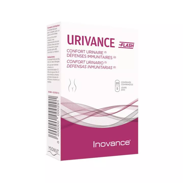 Inovance Urivance Flash 20 Tablets on sale in pharmacies