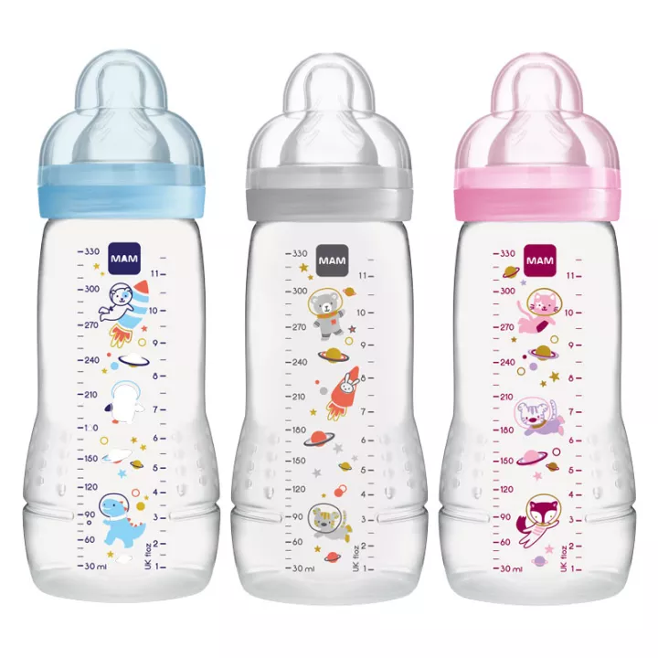 Mam Easy Active Babyflasche 2. Lebensjahr verziert 330 ml