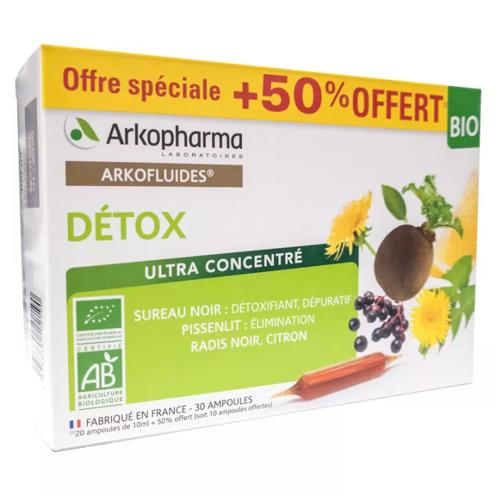 Arkofluides Detox Organico - Depurativo - Eliminazione